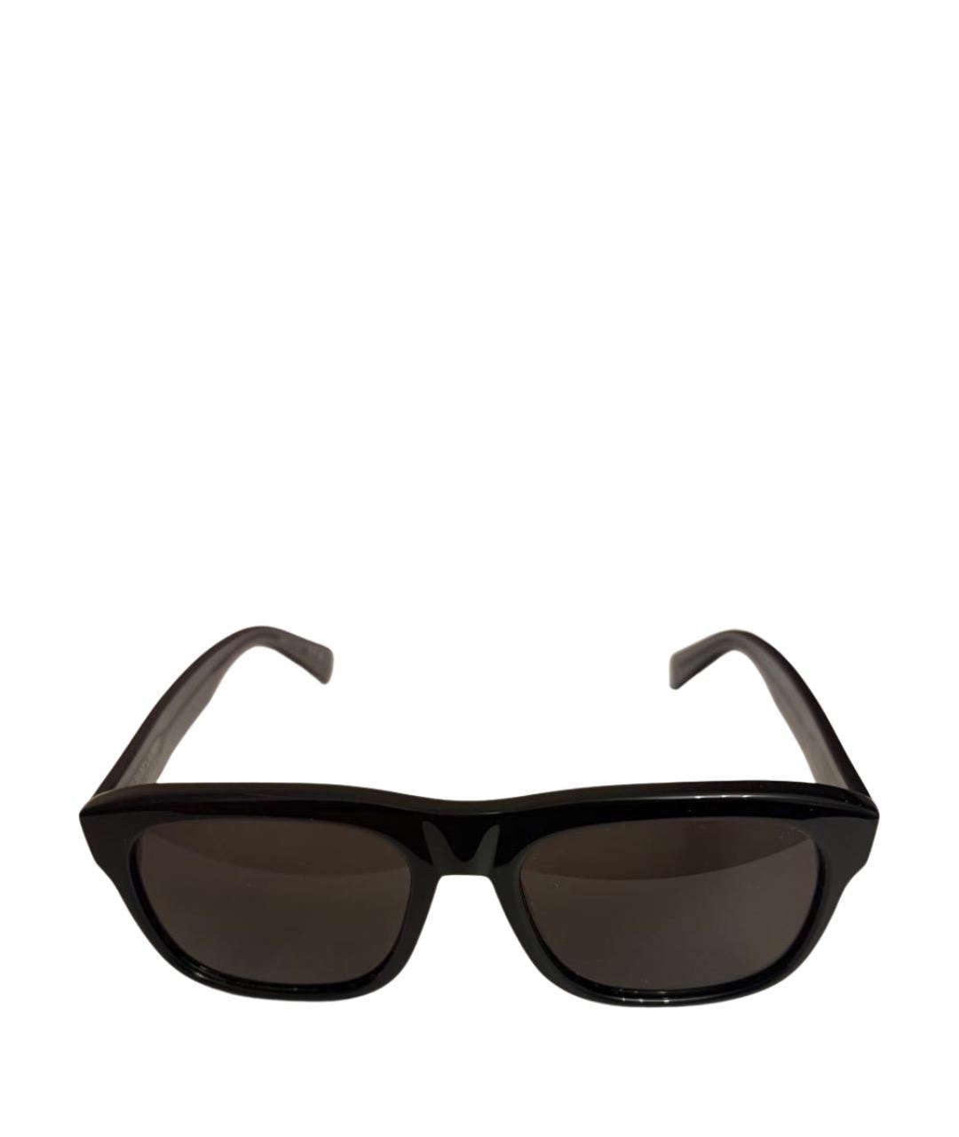 SAINT LAURENT Черные пластиковые солнцезащитные очки, фото 1