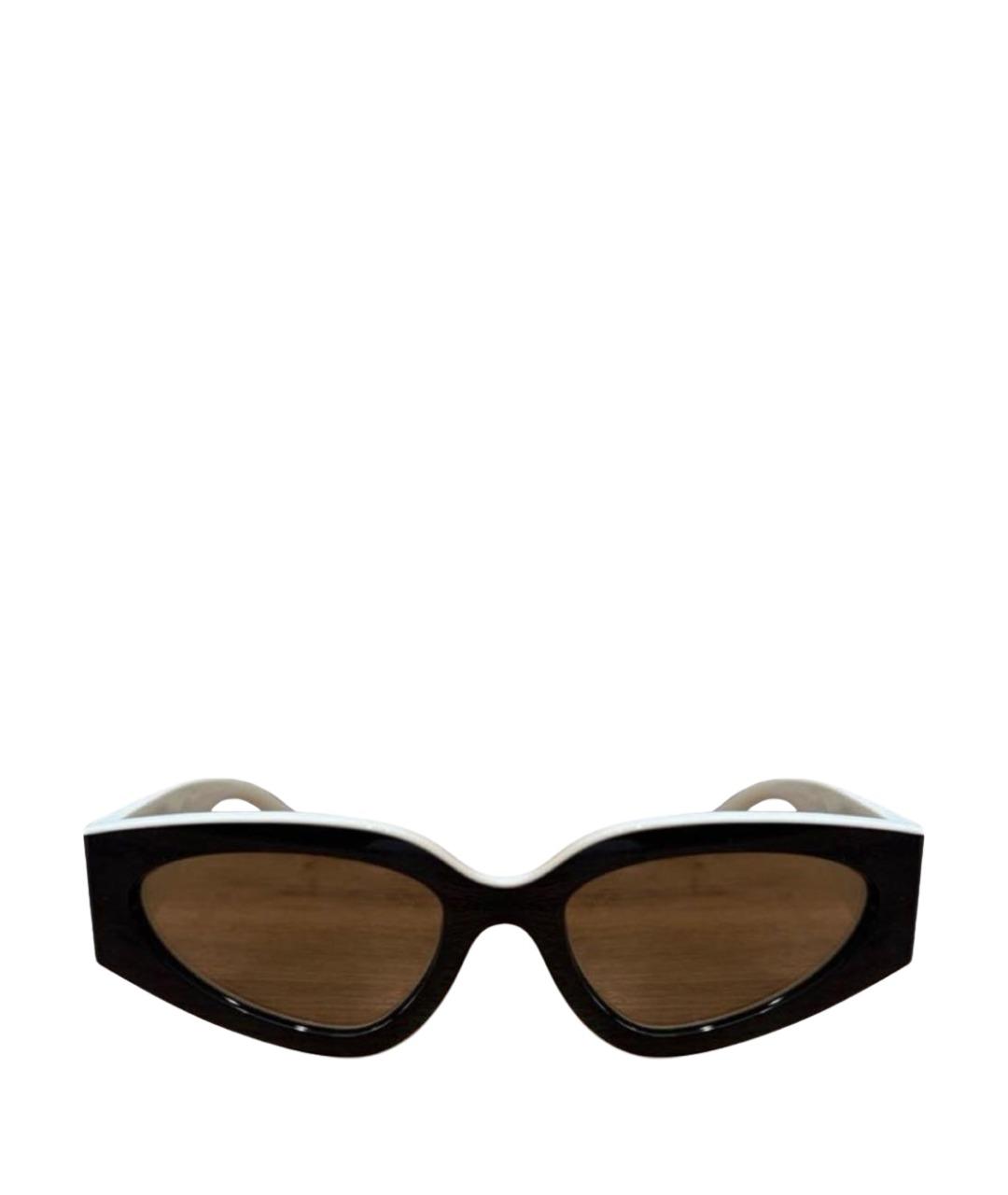 CHANEL Черные пластиковые солнцезащитные очки, фото 1