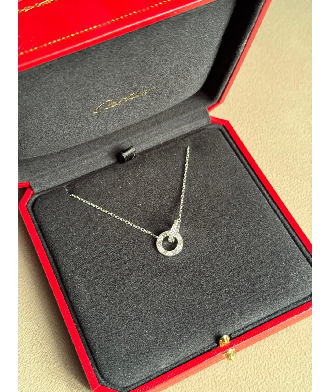 CARTIER Серебряная подвеска из белого золота, фото 5