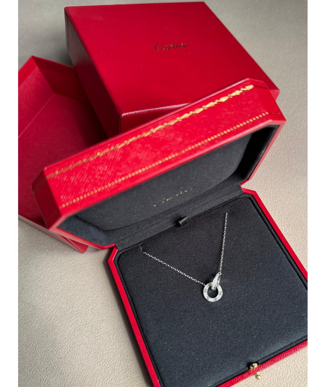 CARTIER Серебряная подвеска из белого золота, фото 3