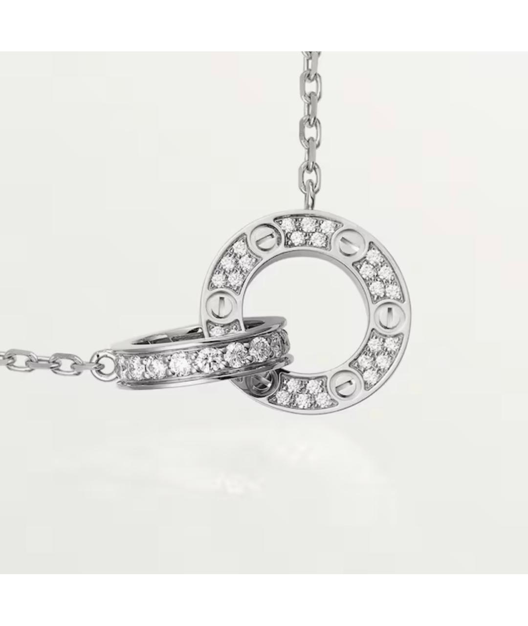 CARTIER Серебряная подвеска из белого золота, фото 8