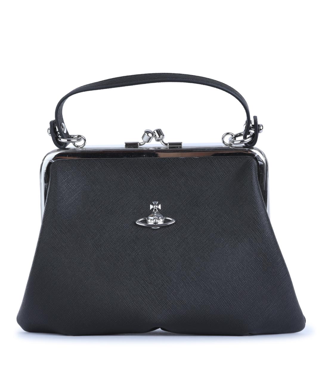 VIVIENNE WESTWOOD Черная сумка тоут из искусственной кожи, фото 1