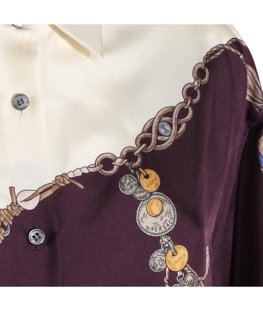 VERSACE Мульти шелковая рубашка, фото 7