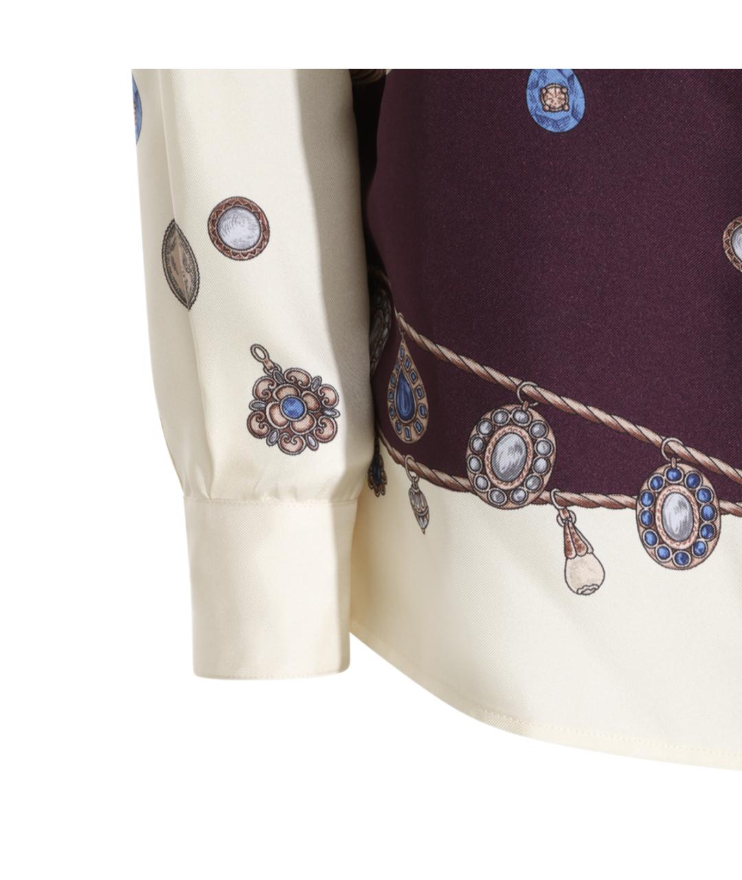 VERSACE Мульти шелковая рубашка, фото 5