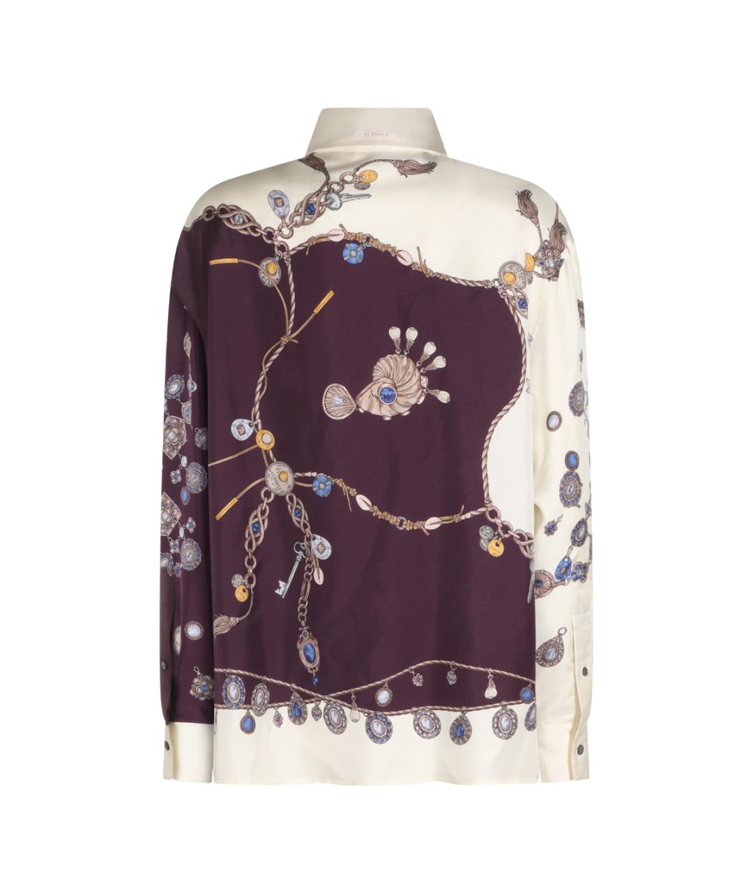 VERSACE Мульти шелковая рубашка, фото 3