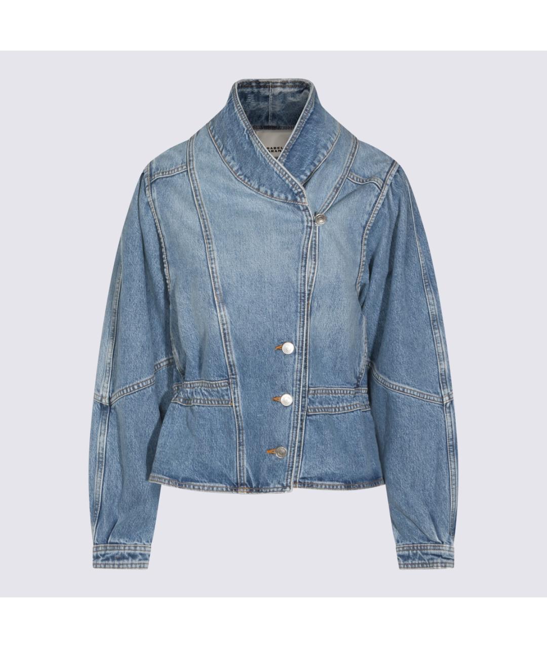 ISABEL MARANT ETOILE Голубая деним куртка, фото 6