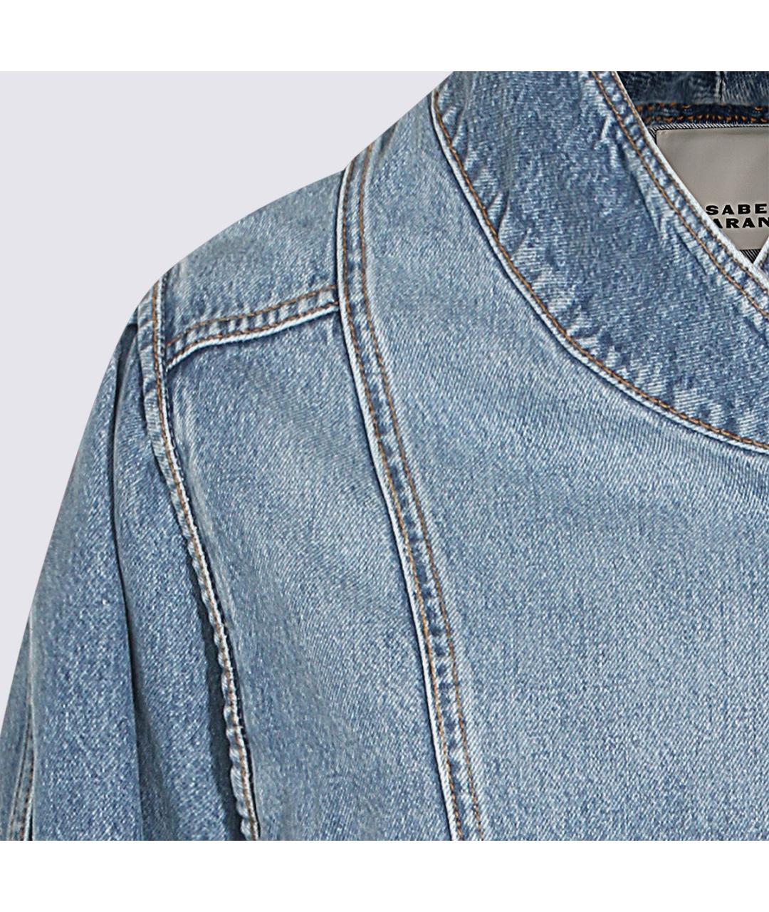 ISABEL MARANT ETOILE Голубая деним куртка, фото 8