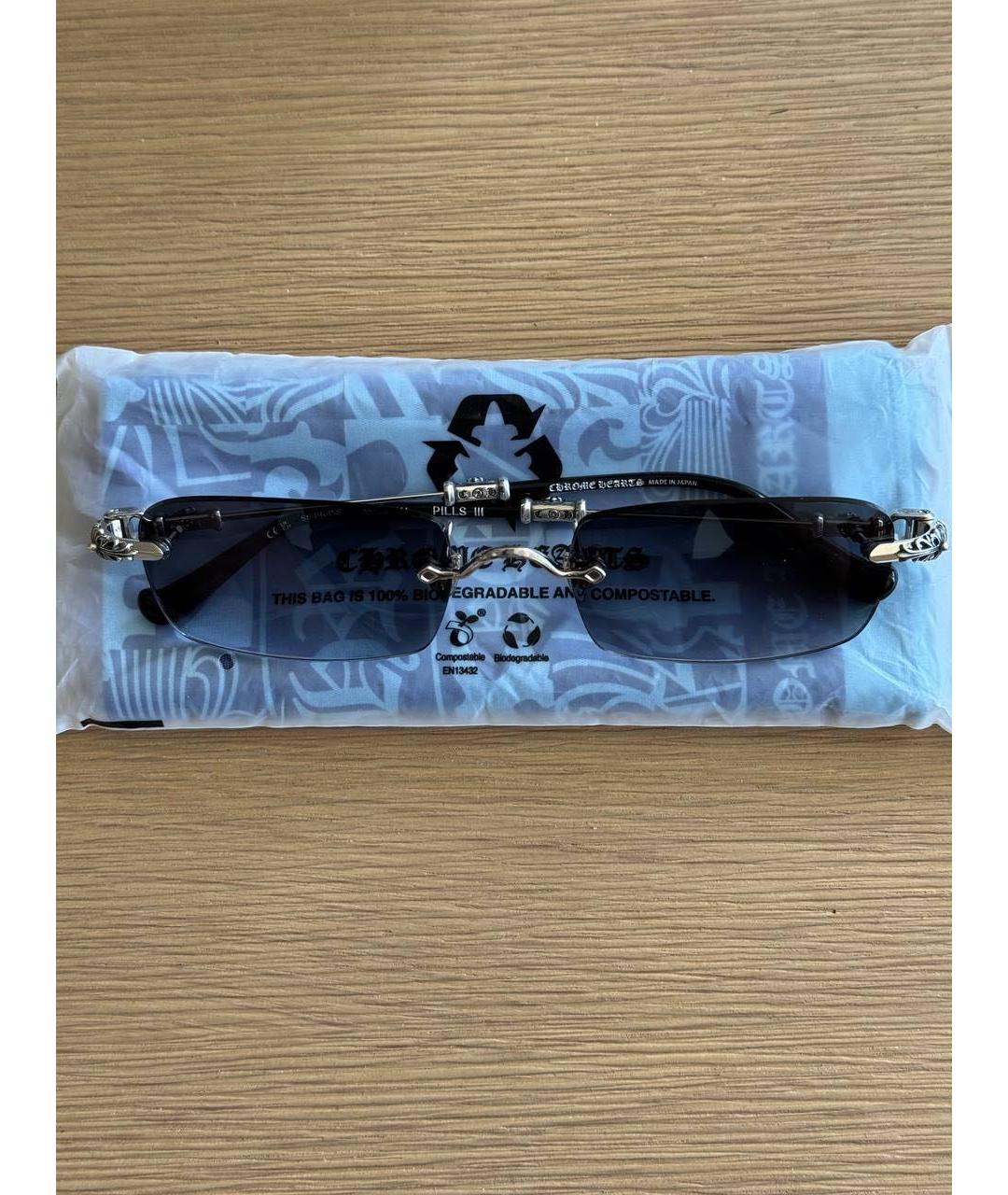 CHROME HEARTS Черные солнцезащитные очки, фото 4