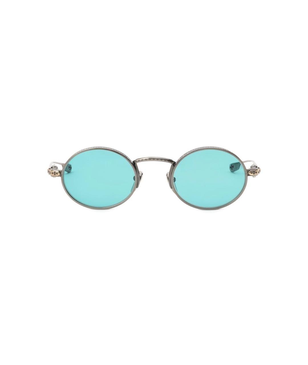 CHROME HEARTS Серебряные металлические солнцезащитные очки, фото 5
