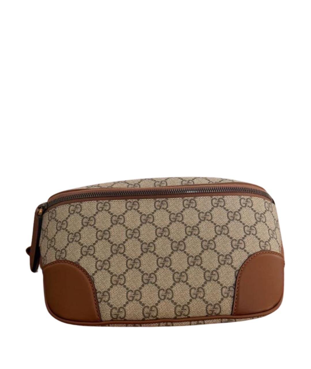 GUCCI Бежевая поясная сумка, фото 1