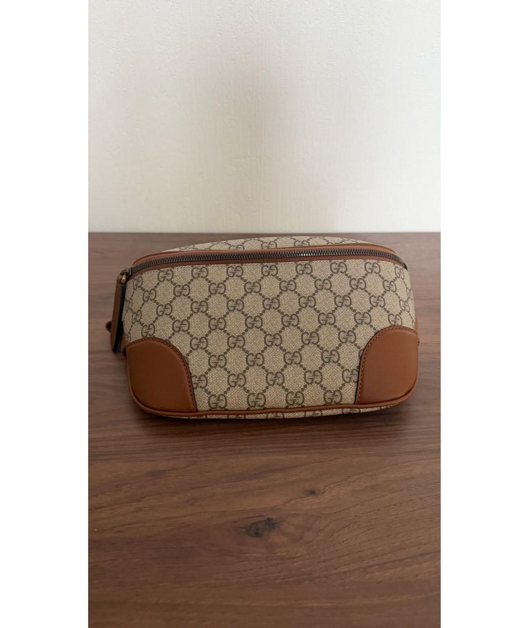 GUCCI Бежевая поясная сумка, фото 8