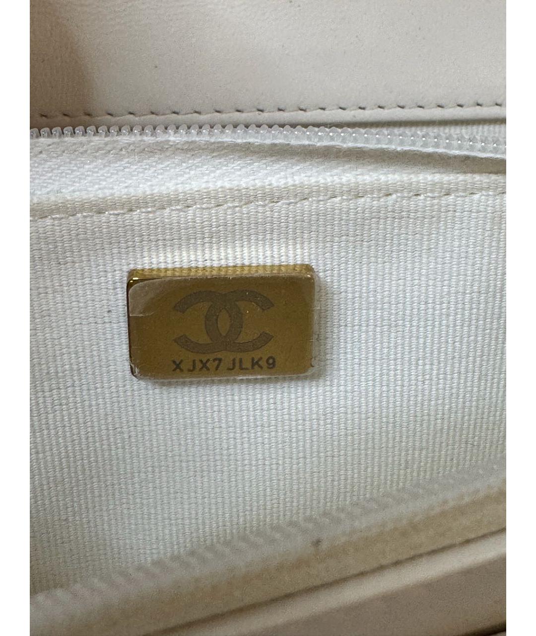 CHANEL Белые кожаные кеды, фото 6