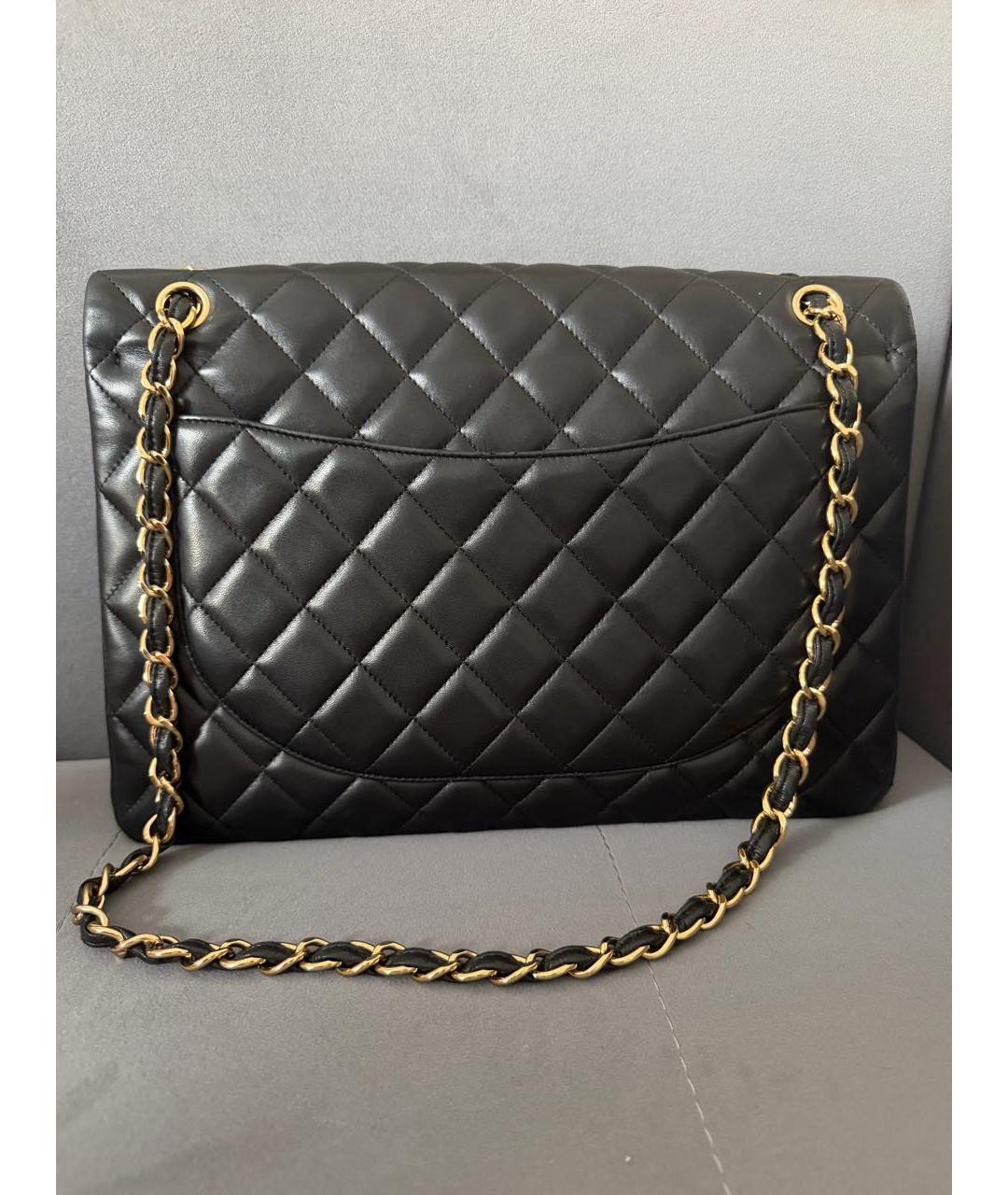CHANEL Черная кожаная сумка через плечо, фото 3