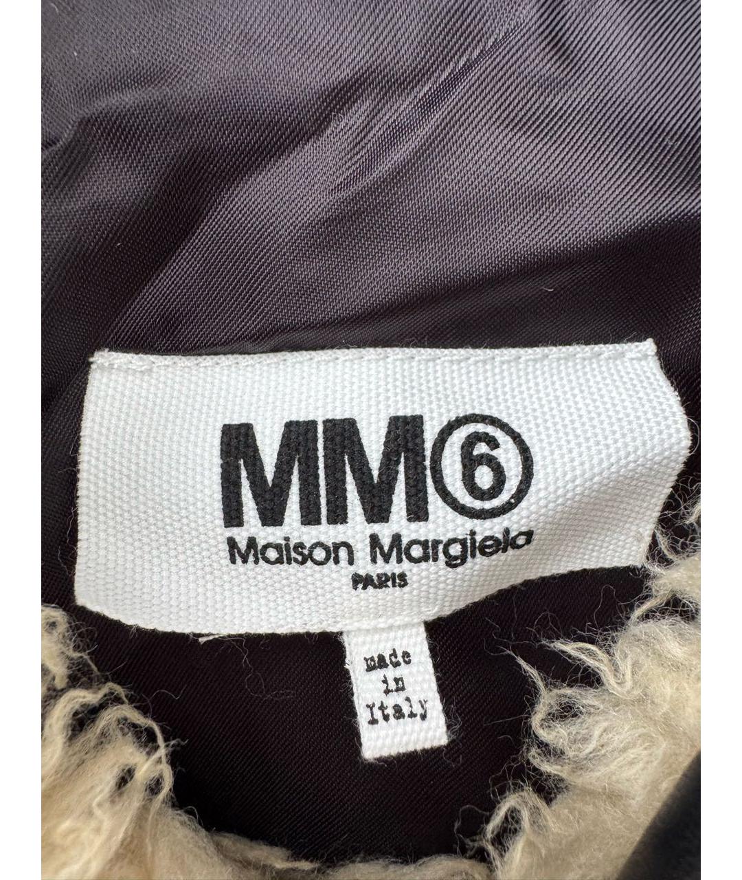 MM6 MAISON MARGIELA Бежевое полиэстеровое пальто, фото 8