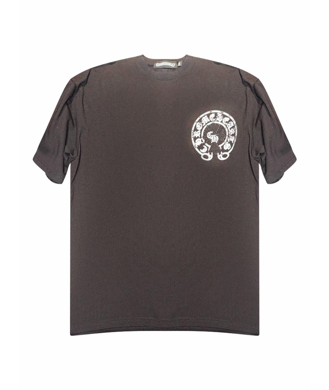 CHROME HEARTS Черная хлопковая футболка, фото 1