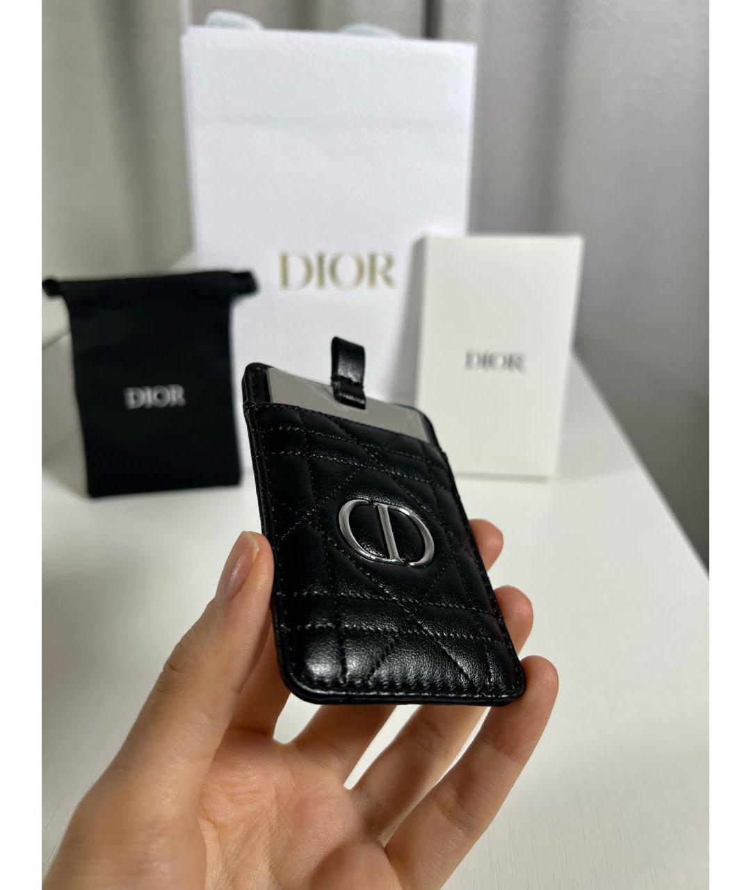 CHRISTIAN DIOR Черный кардхолдер, фото 8