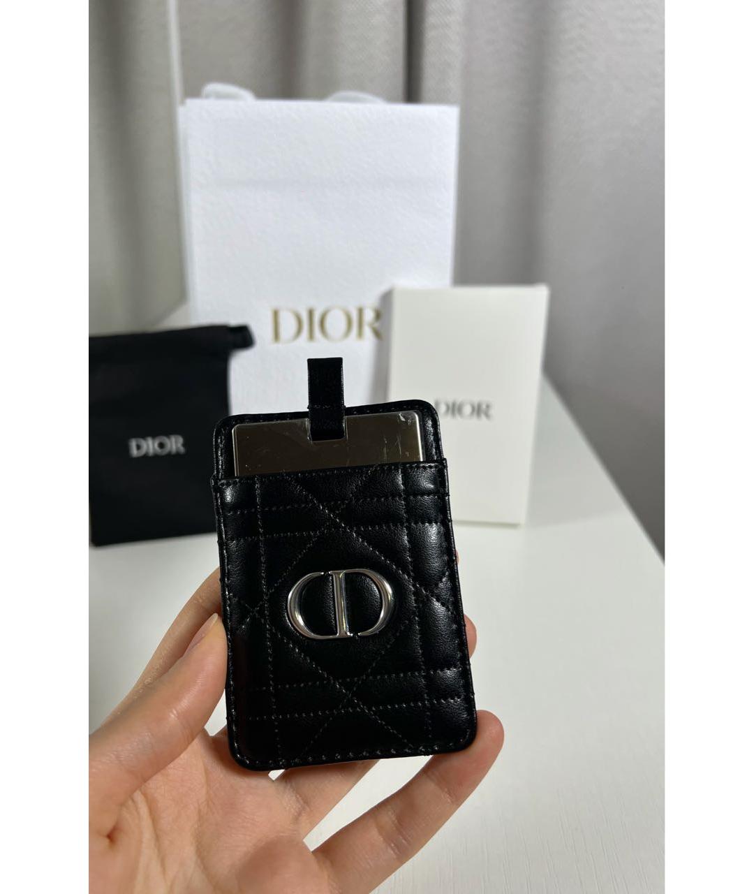 CHRISTIAN DIOR Черный кардхолдер, фото 2