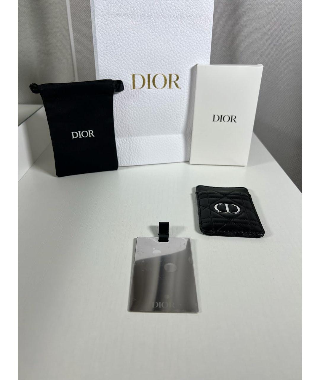 CHRISTIAN DIOR Черный кардхолдер, фото 5
