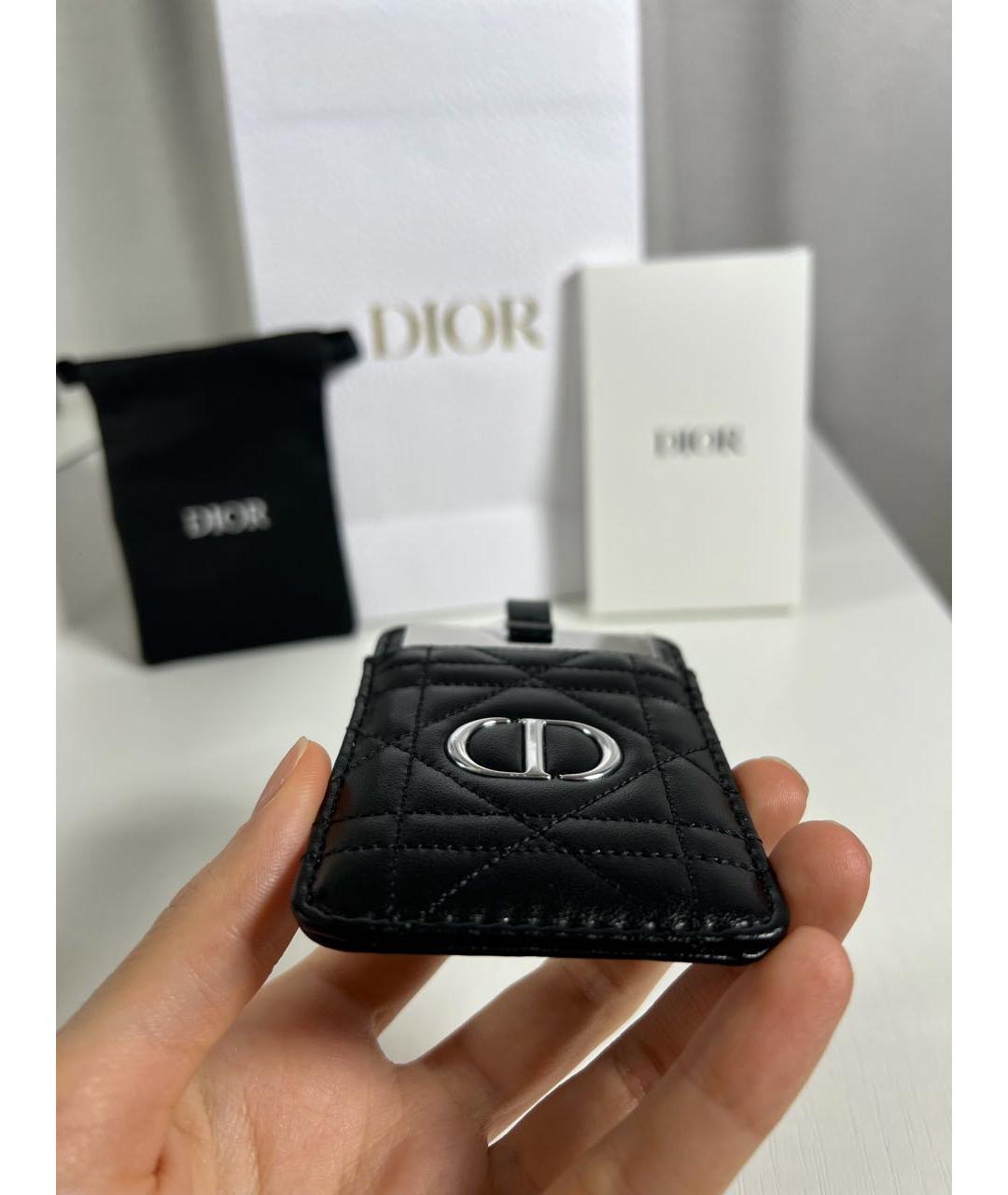 CHRISTIAN DIOR Черный кардхолдер, фото 3