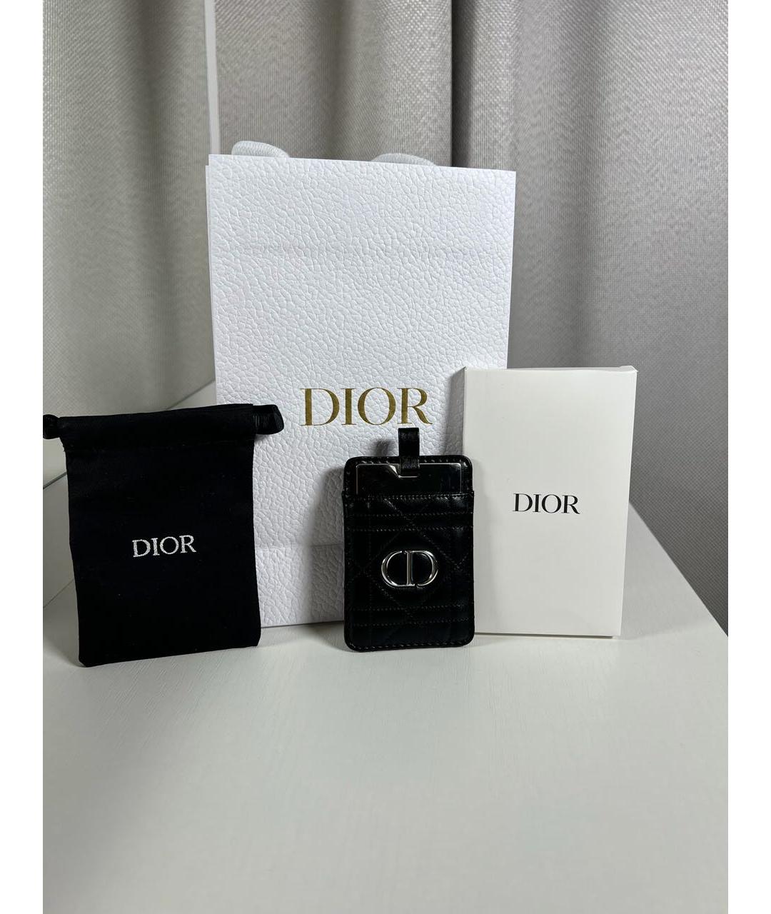 CHRISTIAN DIOR Черный кардхолдер, фото 4