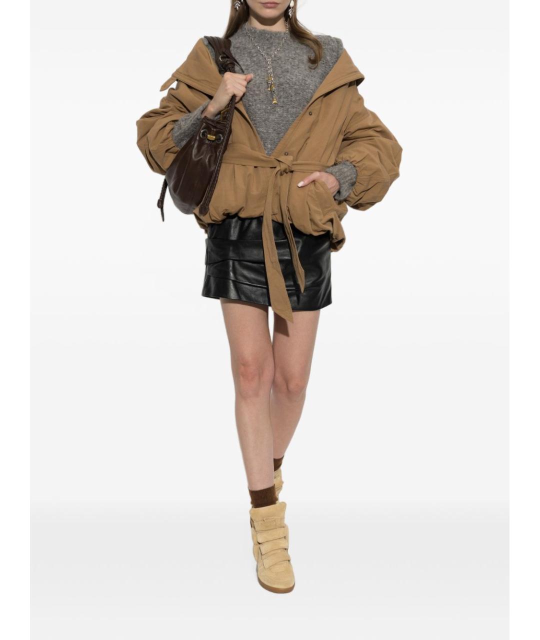 ISABEL MARANT Бежевая хлопковая куртка, фото 2