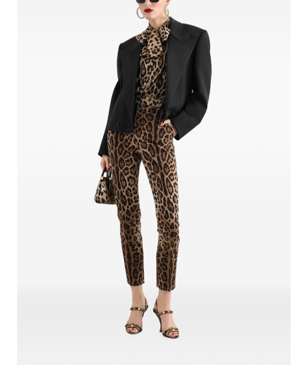 DOLCE&GABBANA Мульти брюки широкие, фото 4