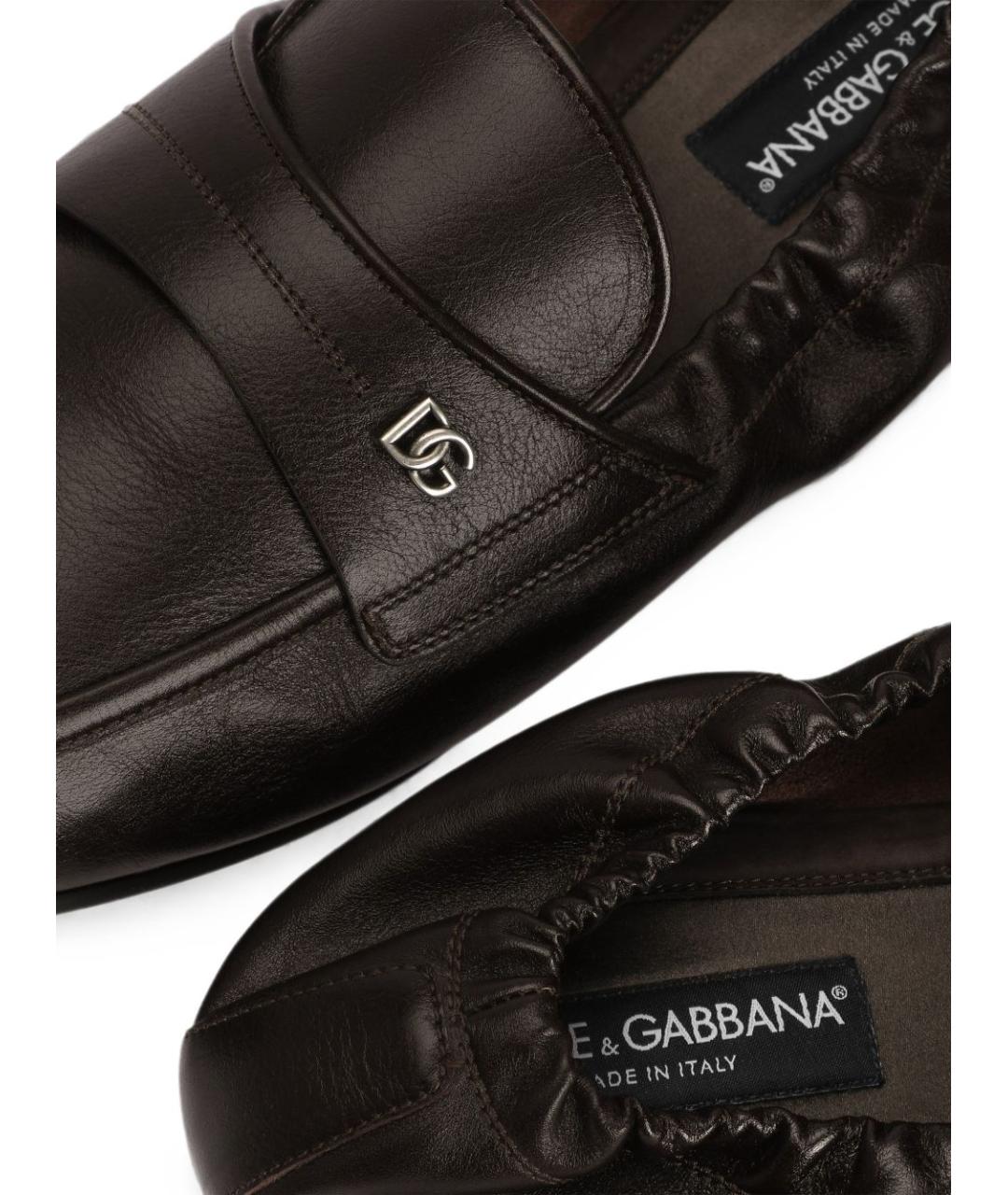 DOLCE&GABBANA Кожаные лоферы, фото 3