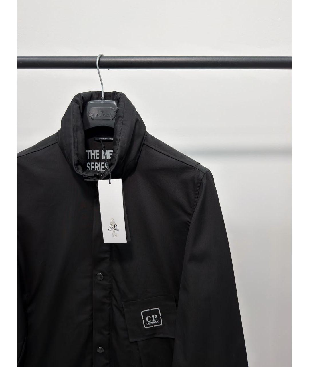 CP COMPANY Черная хлопковая куртка, фото 2