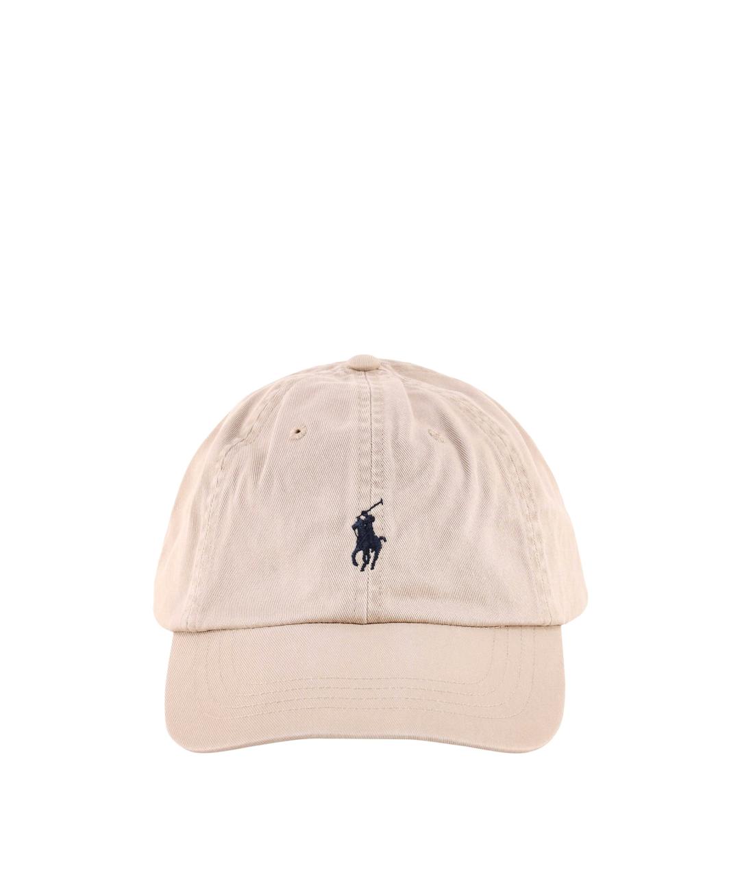 POLO RALPH LAUREN Бежевая кепка/бейсболка, фото 1