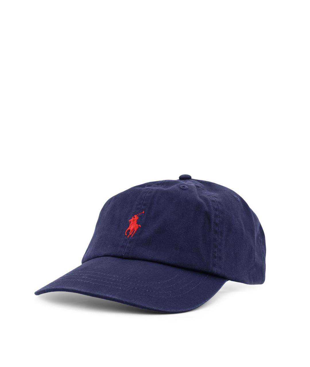 POLO RALPH LAUREN Синяя хлопковая кепка/бейсболка, фото 2
