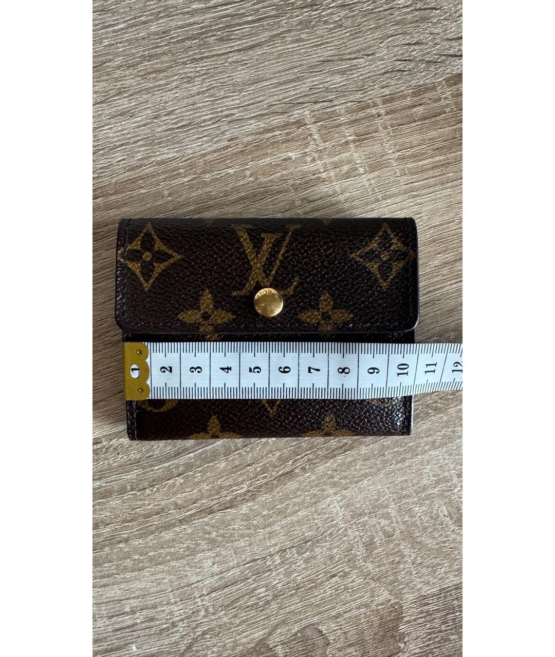 LOUIS VUITTON Коричневый кардхолдер, фото 7
