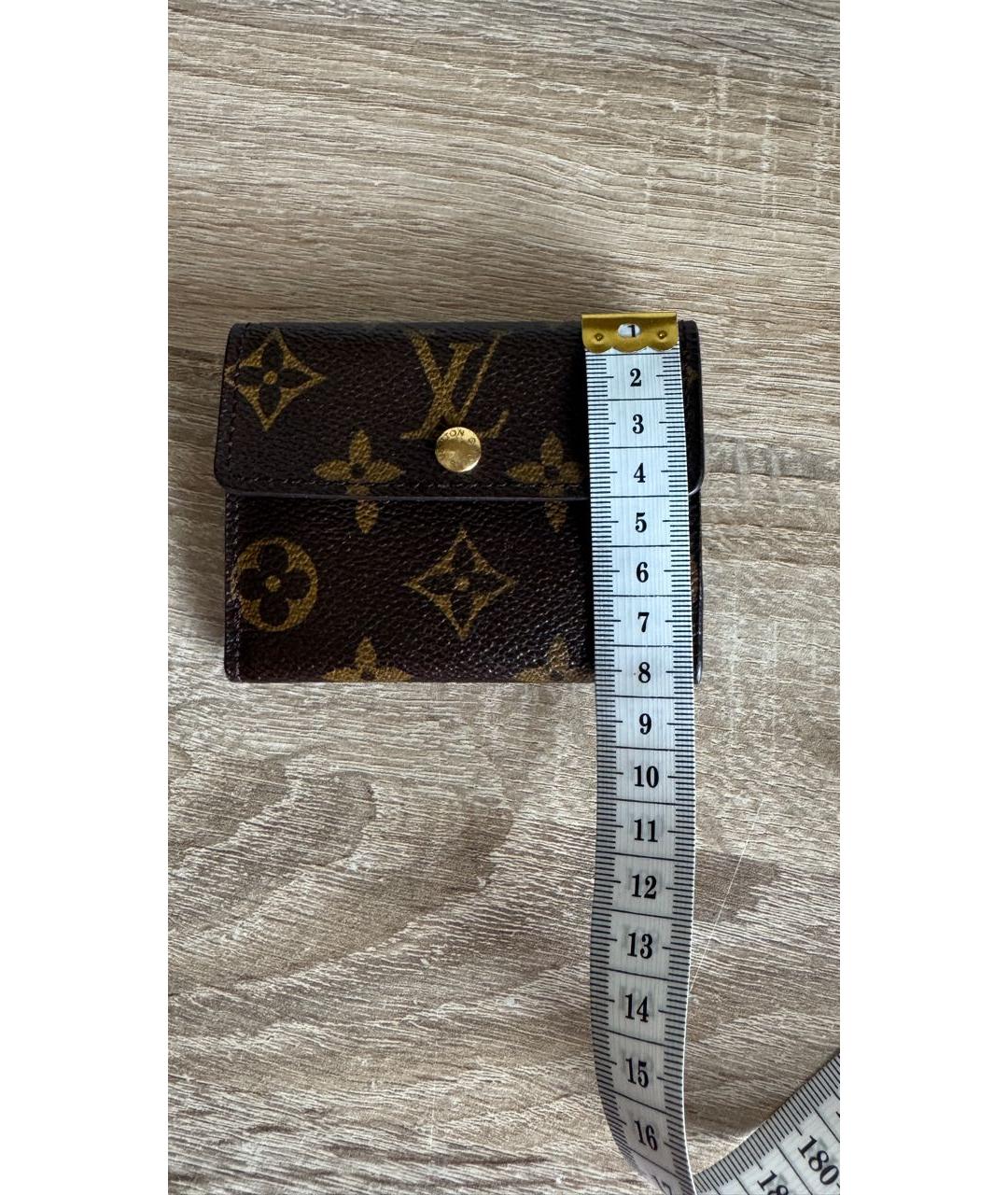 LOUIS VUITTON Коричневый кардхолдер, фото 8