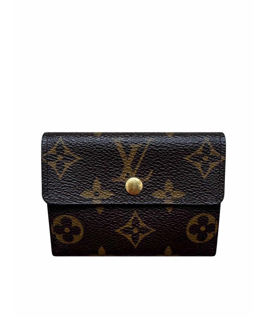 LOUIS VUITTON Коричневый кардхолдер, фото 1