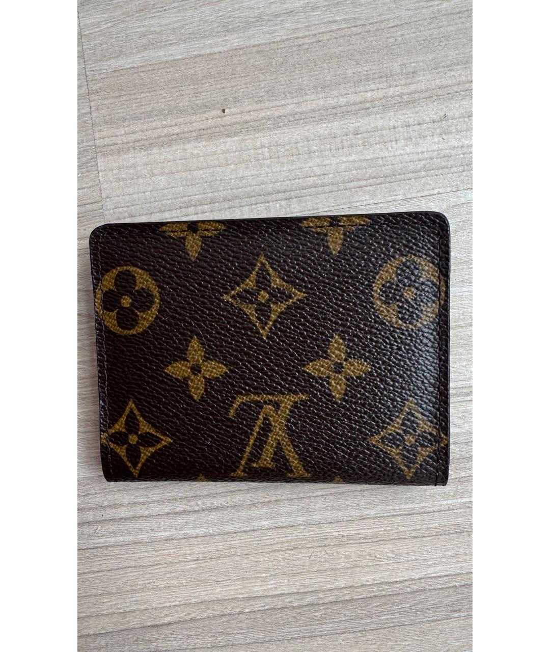 LOUIS VUITTON Коричневый кардхолдер, фото 2