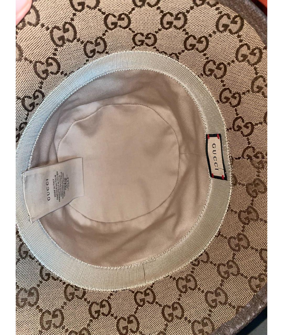 GUCCI Коричневая панама, фото 3