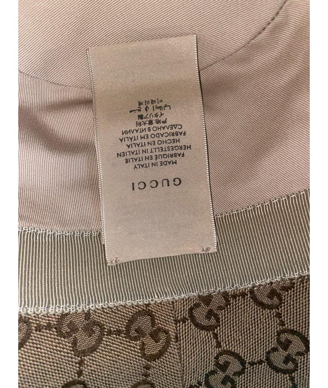GUCCI Коричневая панама, фото 2