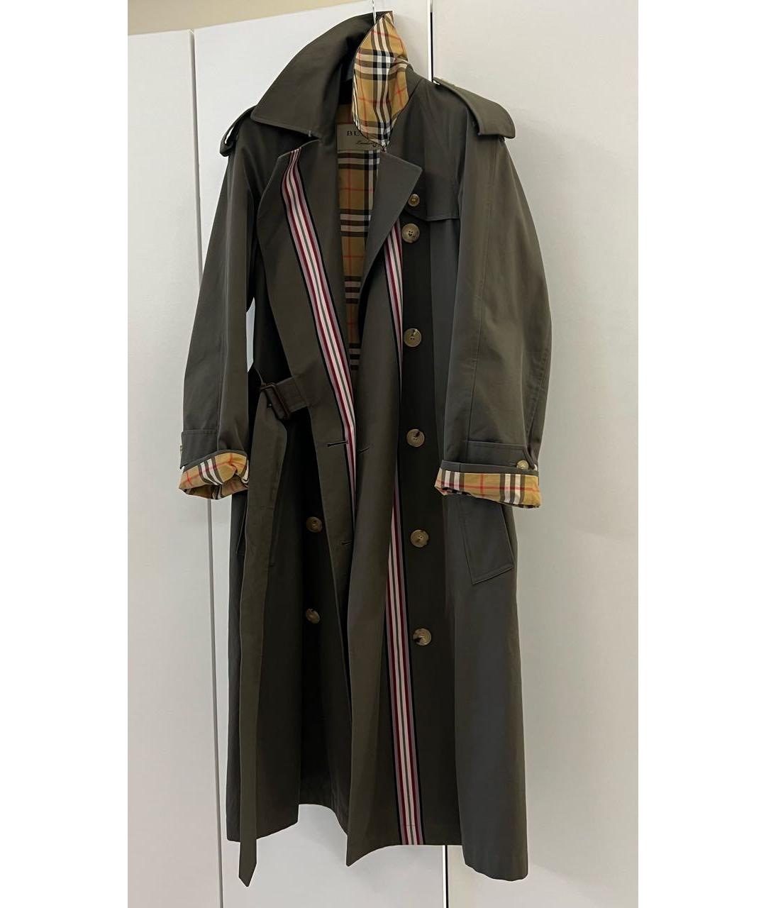 BURBERRY Хаки тренч/плащ, фото 2