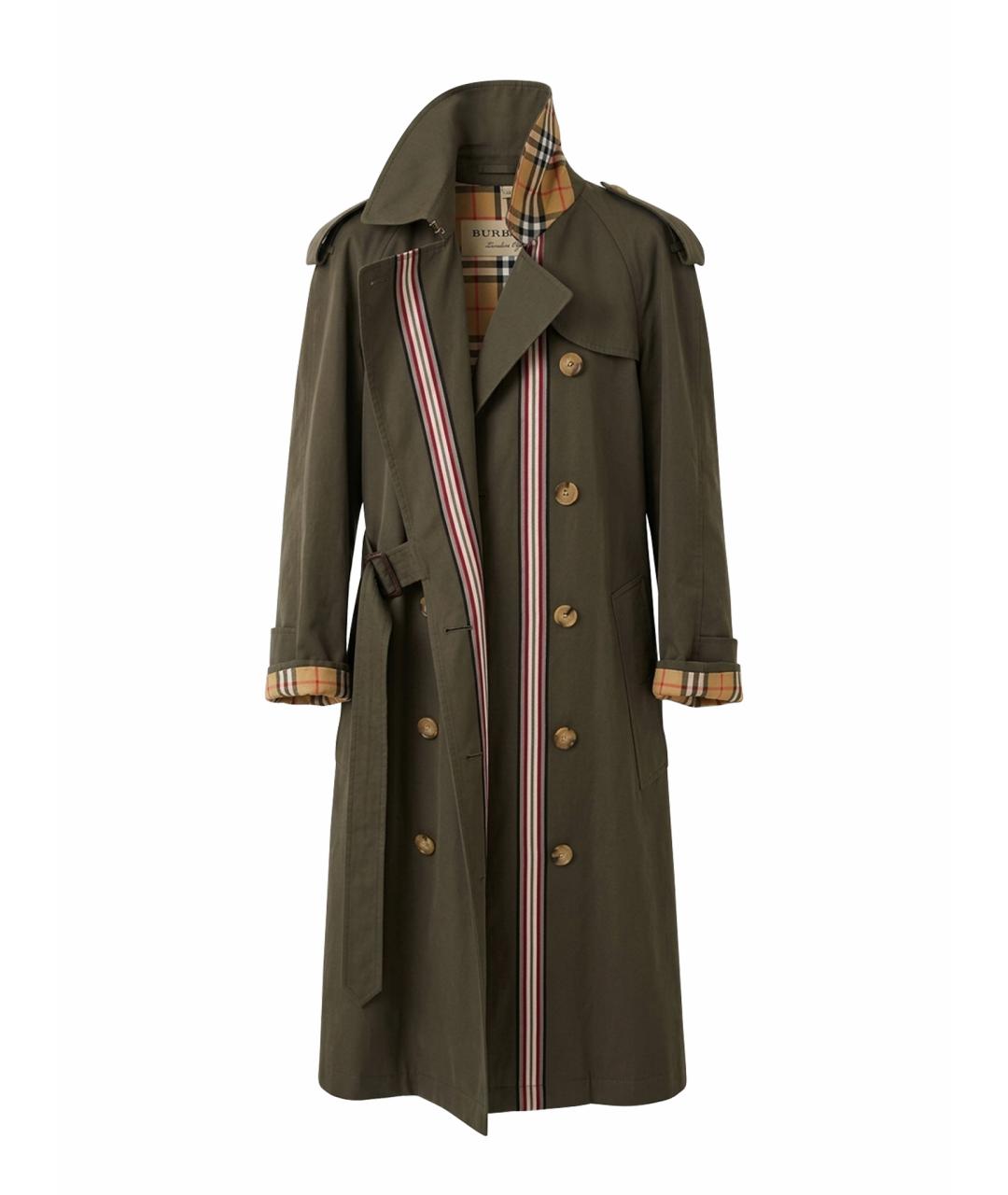 BURBERRY Хаки тренч/плащ, фото 1
