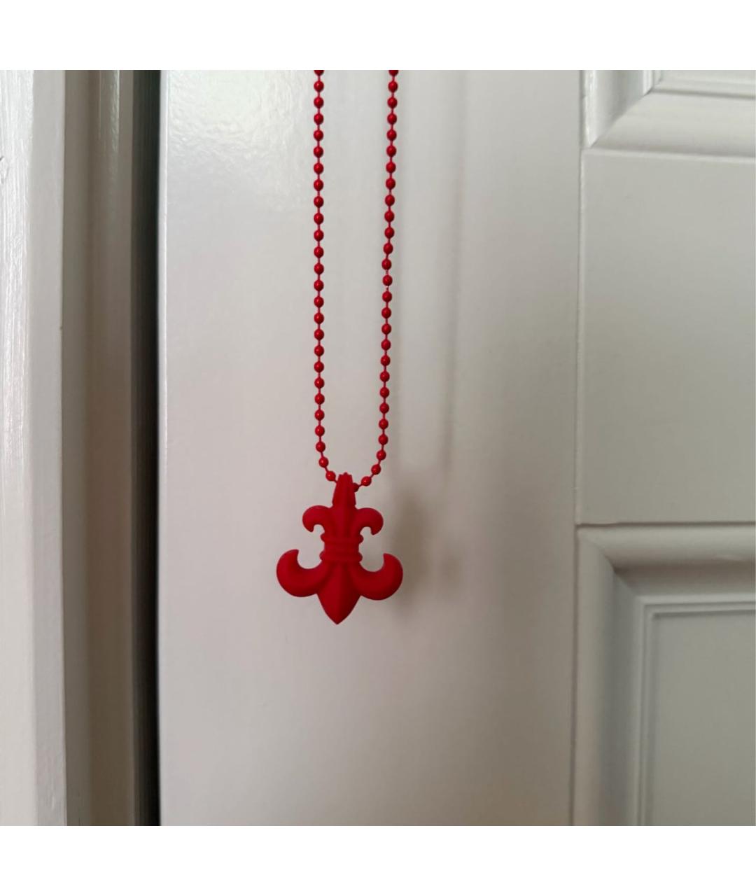 CHROME HEARTS Красная пластиковая подвеска, фото 5