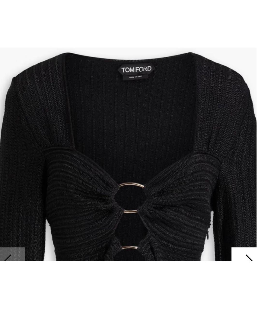 TOM FORD Черное коктейльное платье, фото 3