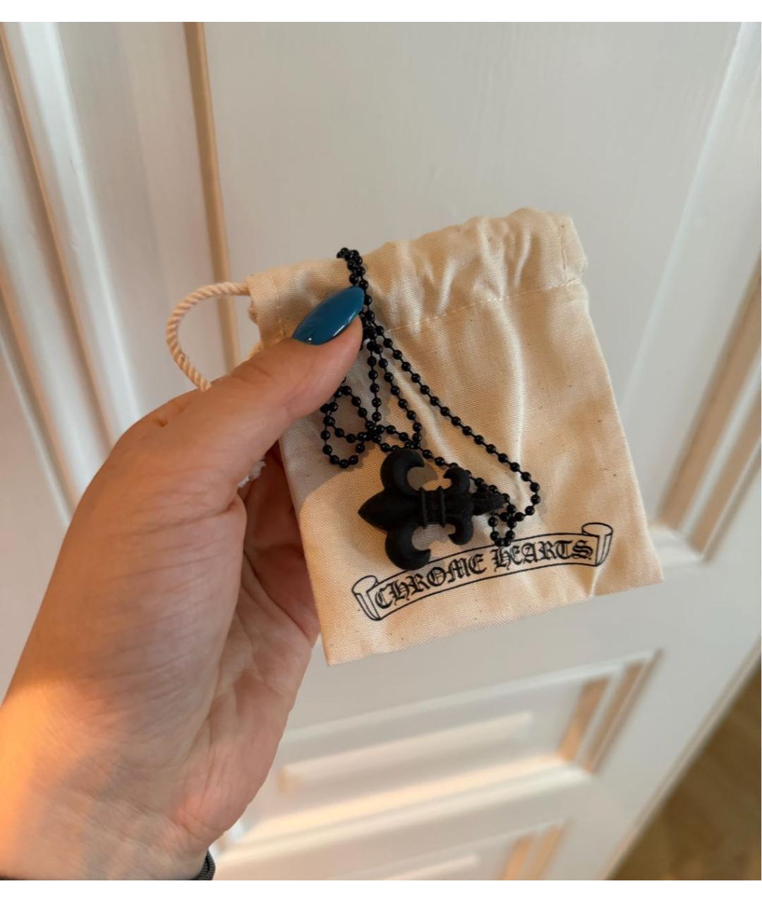 CHROME HEARTS Черная пластиковая подвеска, фото 3