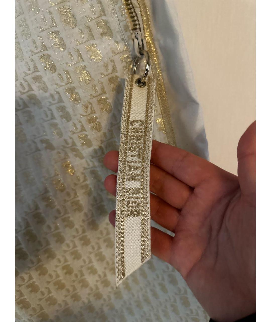 CHRISTIAN DIOR Бежевые прямые брюки, фото 4