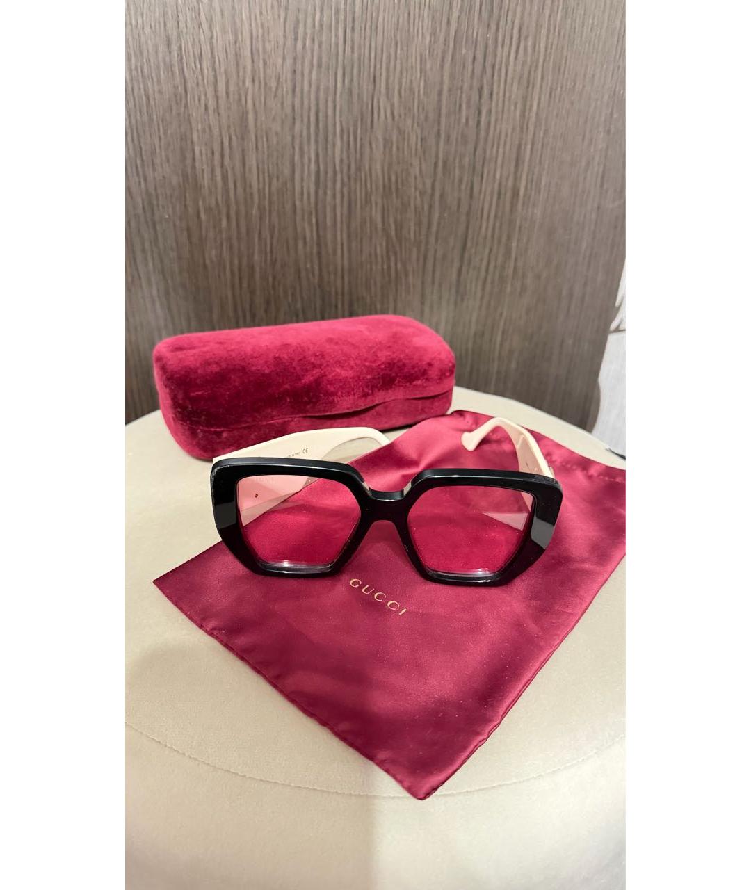 GUCCI Бежевые солнцезащитные очки, фото 2
