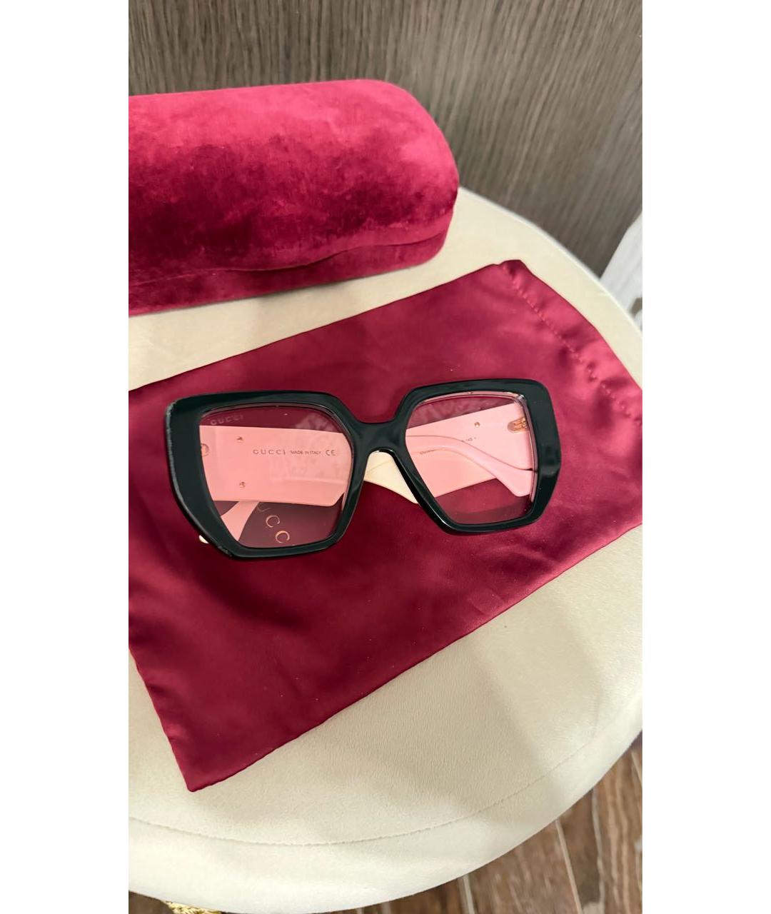 GUCCI Бежевые солнцезащитные очки, фото 8