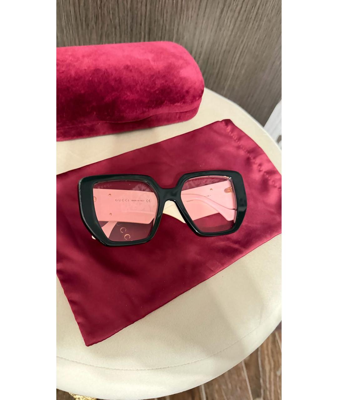 GUCCI Бежевые солнцезащитные очки, фото 3