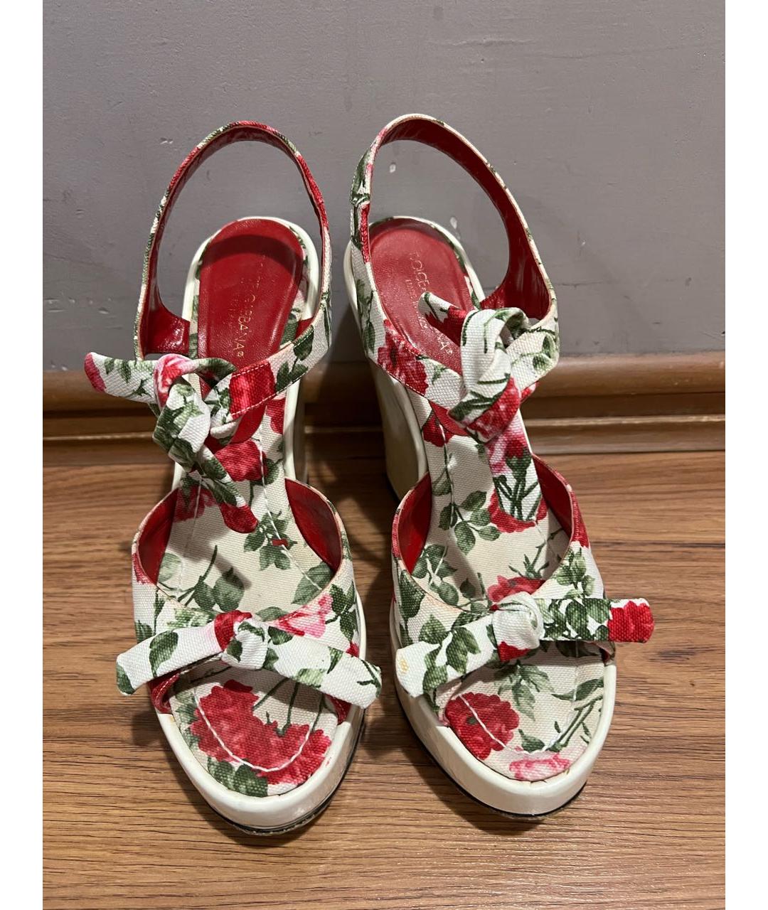 DOLCE&GABBANA Мульти босоножки, фото 2