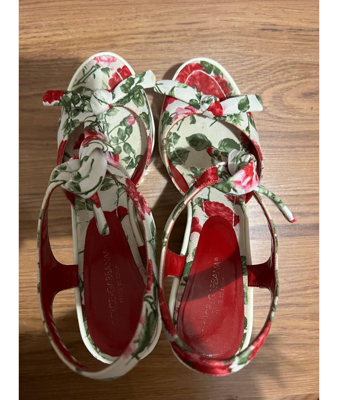 DOLCE&GABBANA Мульти босоножки, фото 3