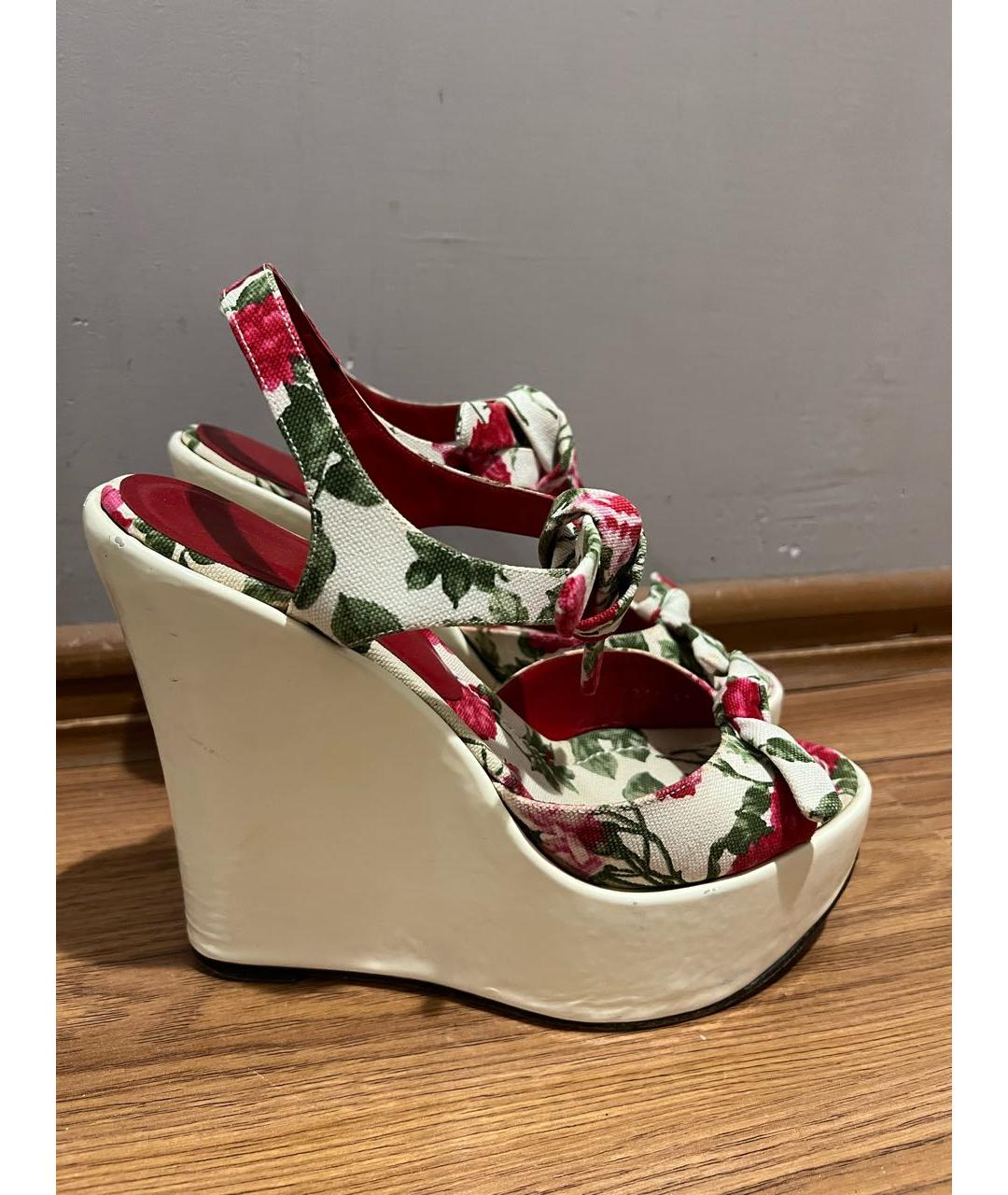 DOLCE&GABBANA Мульти босоножки, фото 9