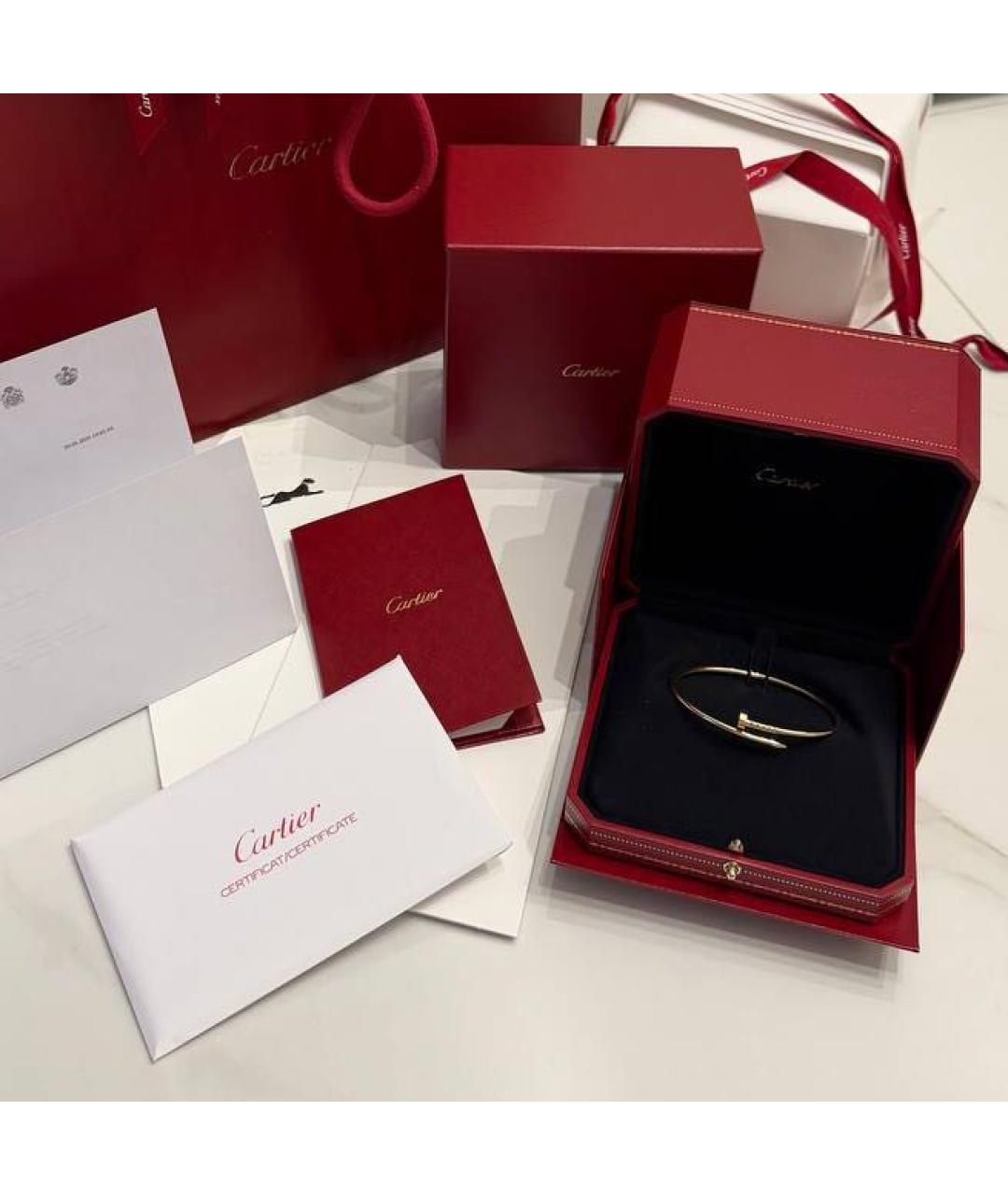CARTIER Золотой браслет из желтого золота, фото 4