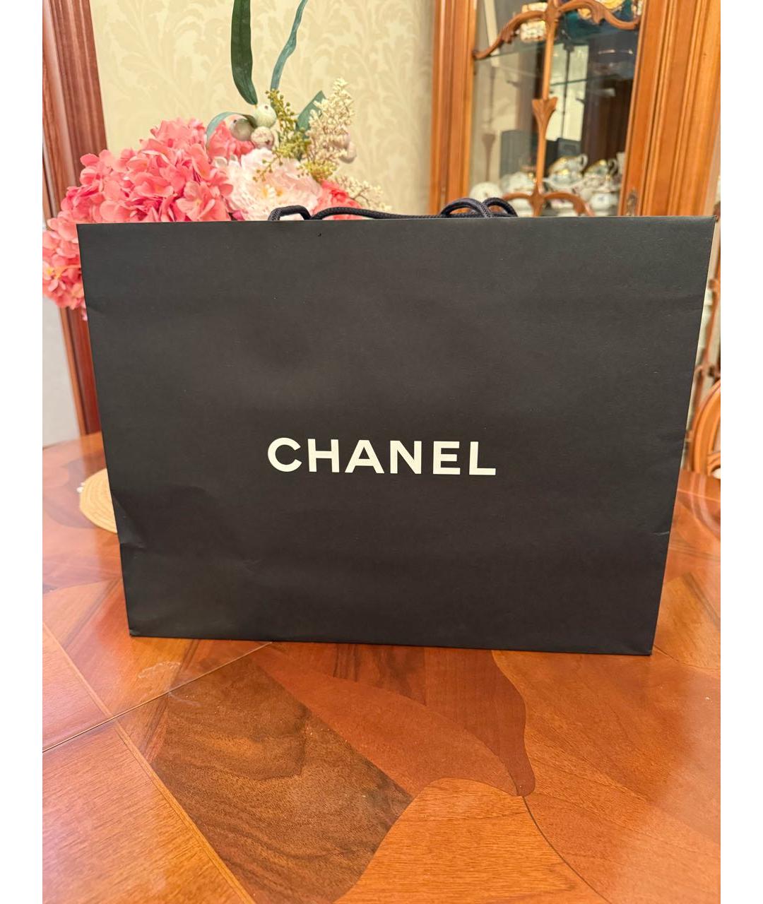 CHANEL Черные кожаные лоферы, фото 6